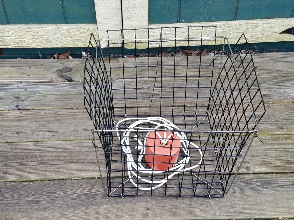 10 Galvanized Homemade Stackable Topless Crab Traps 